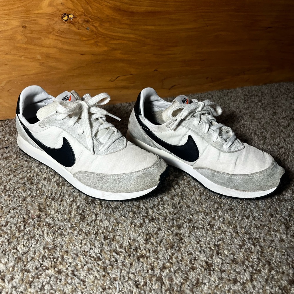 Nike Waffle Trainer 2 PS white black Kids Sneakers